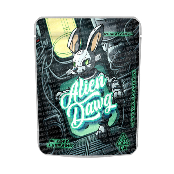 Alien Dawg Mylar Pouches Pre-Labeled - SLAPSTA