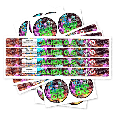 Alien OG Pre - Labeled 3.5g Self - Seal Tins - 60pcs