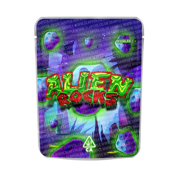 Alien Rocks Mylar Pouches Pre-Labeled - SLAPSTA