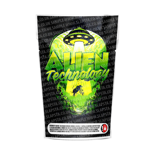 Alien Technology Mylar Pouches Pre-Labeled - SLAPSTA