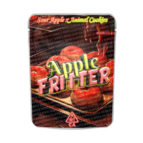 Apple Fritter Mylar Pouches Pre-Labeled