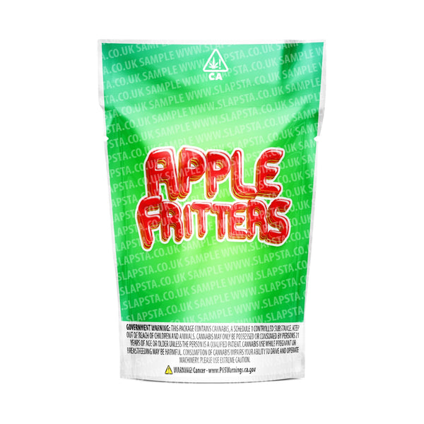 Apple Fritter Mylar Pouches Pre-Labeled - SLAPSTA