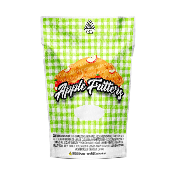 Apple Fritters Mylar Pouches Pre-Labeled - SLAPSTA