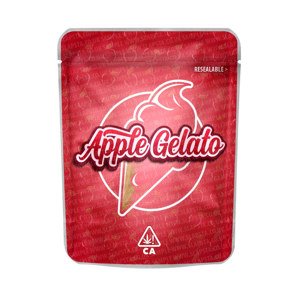 Apple Gelato Mylar Pouches Pre-Labeled - SLAPSTA