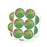 Apple Jacks Circular Stickers - 2.5cm / 25pcs
