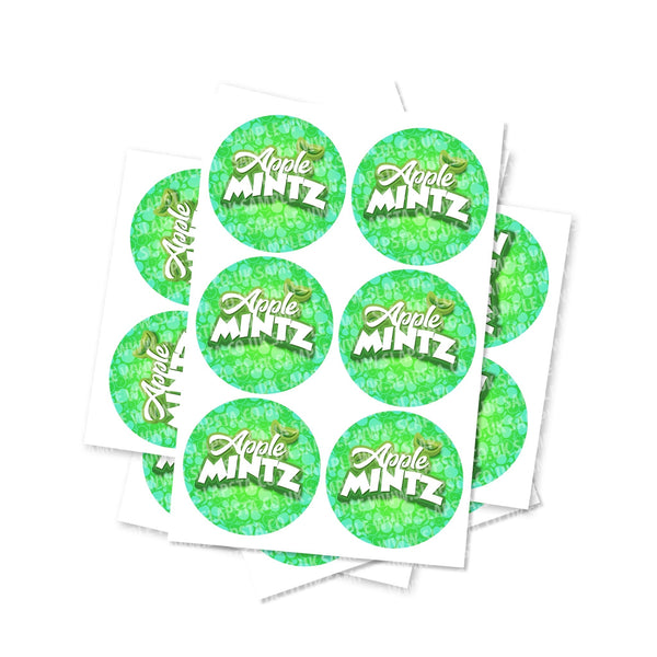 Apple Mintz Circular Stickers - SLAPSTA