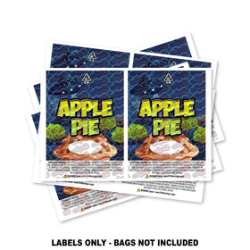 Apple Pie Mylar Bag Labels ONLY