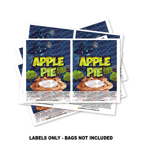 Apple Pie Mylar Bag Labels ONLY - SLAPSTA