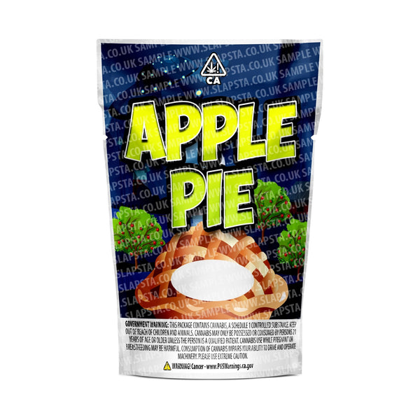 Apple Pie Mylar Pouches Pre-Labeled - SLAPSTA
