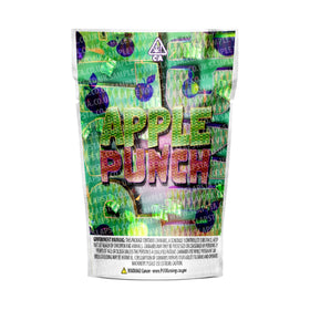 Sachets Mylar Apple Punch pré-étiquetés