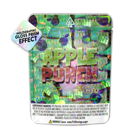 Pochettes Mylar SFX Apple Punch pré-étiquetées 