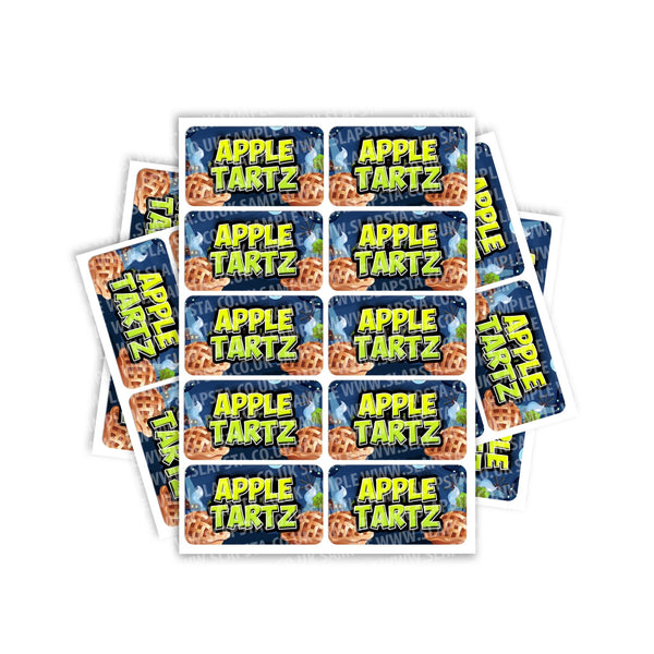 Apple Tartz Rectangle / Pre-Roll Labels - SLAPSTA