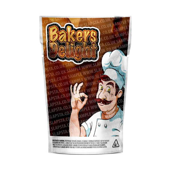 Bakers Delight Mylar Pouches Pre-Labeled - SLAPSTA