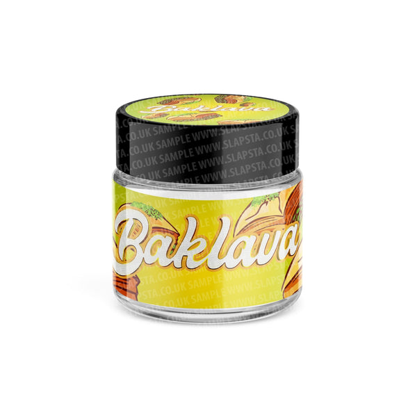 Baklava Glass Jars Pre-Labeled - SLAPSTA