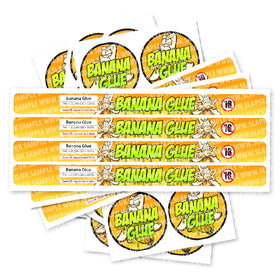Banana Glue Pressitin Strain Labels