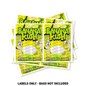 Banana Kush Mylar Bag Labels ONLY