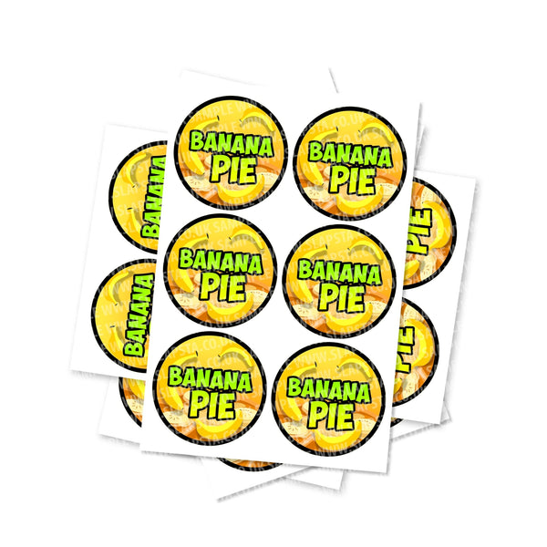 Banana Pie Circular Stickers - SLAPSTA