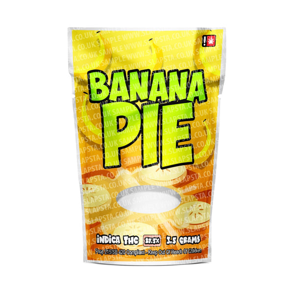Banana Pie Mylar Pouches Pre-Labeled - SLAPSTA