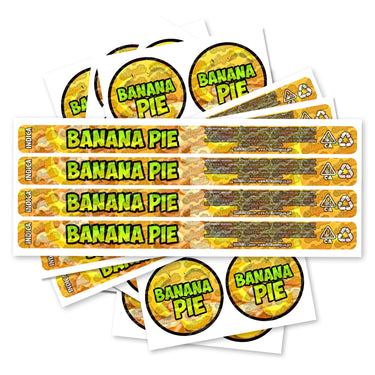 Banana Pie Pre - Labeled 3.5g Self - Seal Tins - 60pcs