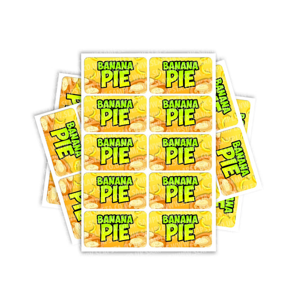 Banana Pie Rectangle / Pre-Roll Labels - SLAPSTA