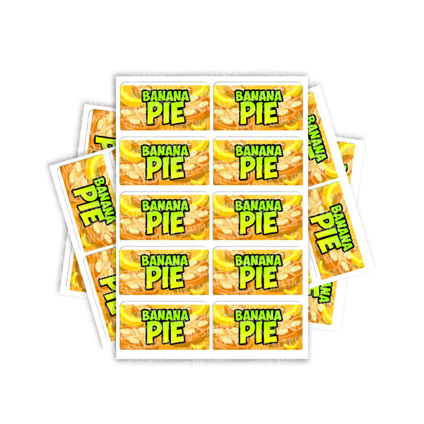 Banana Pie Rectangle / Pre-Roll Labels - SLAPSTA