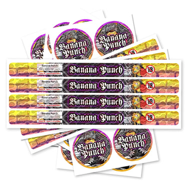 Banana Punch Pre - Labeled 3.5g Self - Seal Tins - 60pcs