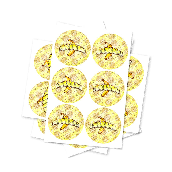 Bananarama Circular Stickers - SLAPSTA