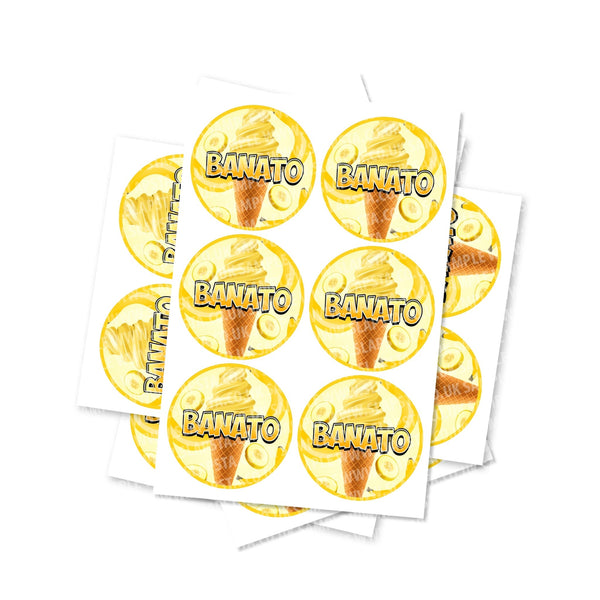 Banato Circular Stickers - SLAPSTA