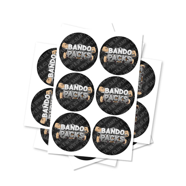 Bando Packs Circular Stickers - SLAPSTA