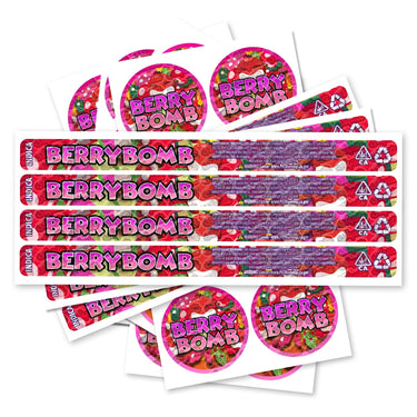 Berry Bomb Pre - Labeled 3.5g Self - Seal Tins - 60pcs