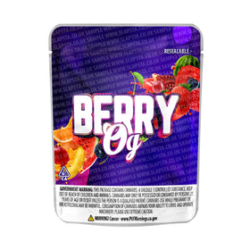 Sachets Mylar Berry OG pré-étiquetés