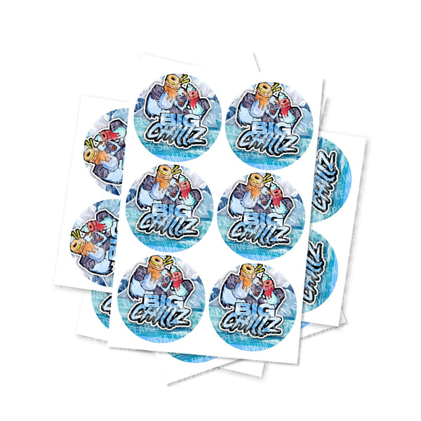 Big Chillz Circular Stickers - SLAPSTA