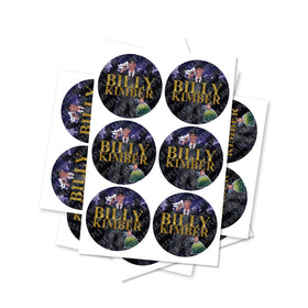 Billy Kimber Circular Stickers