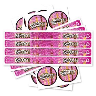 Biscotti Pre - Labeled 3.5g Self - Seal Tins - 60pcs
