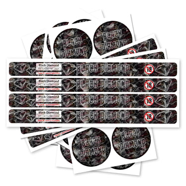 Black Diamond Pre - Labeled 3.5g Self - Seal Tins - 60pcs