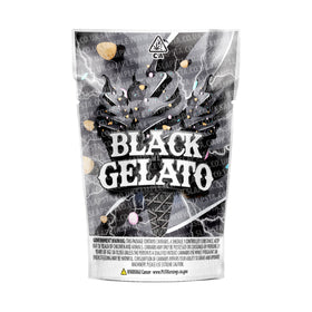 Sachets Mylar pour glace noire pré-étiquetés