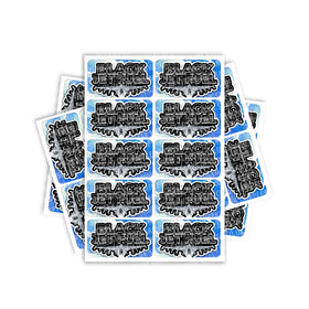 Black Jet Fuel Rectangle / Pre-Roll Labels