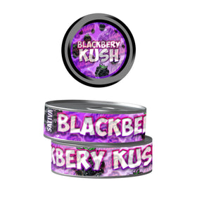 Blackberry Kush Pre-Labeled 3.5g Self-Seal Tins