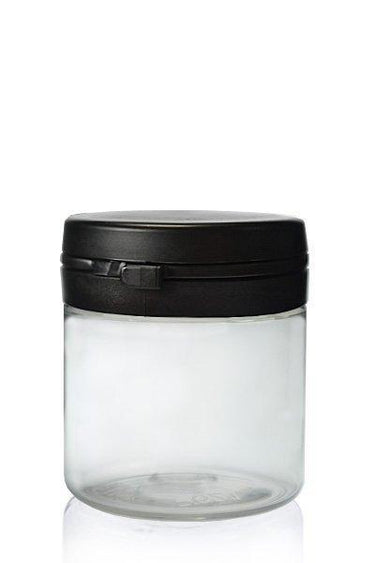 Blank 50ml Jars w/ Tamper Proof Strip - 50pcs / Black