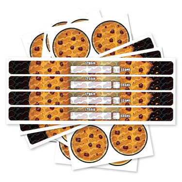 Blank Cookie Pre - Labeled 3.5g Self - Seal Tins - 60pcs