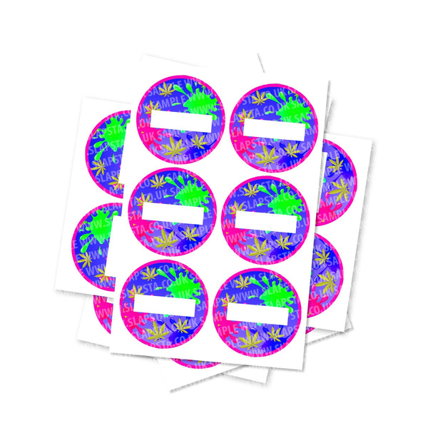 Blank Splat Circular Stickers - SLAPSTA