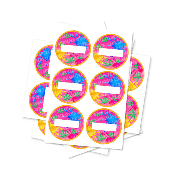 Blank Splat Circular Stickers - SLAPSTA
