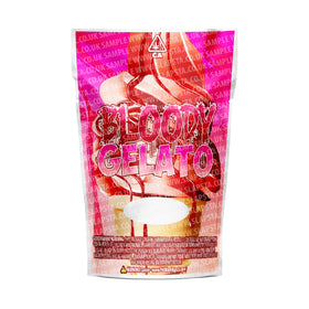 Sachets Mylar Bloody Gelato pré-étiquetés 