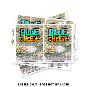 Blue Cheese Mylar Bag Labels ONLY