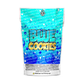 Sachets Mylar Blue Cookies pré-étiquetés