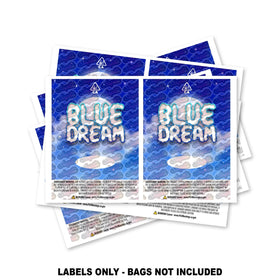 Blue Dream Mylar Bag Labels ONLY