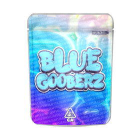 Sachets Mylar Gooberz bleus pré-étiquetés