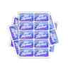 Blue Sherblato Rectangle / Pre - Roll Labels - Pre - Roll (10.16cm x 6.7cm)