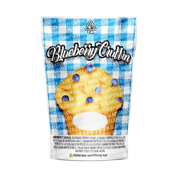 Blueberry Cruffin Mylar Pouches Pre-Labeled - SLAPSTA