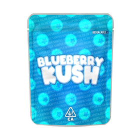 Sachets Mylar Blueberry Kush pré-étiquetés